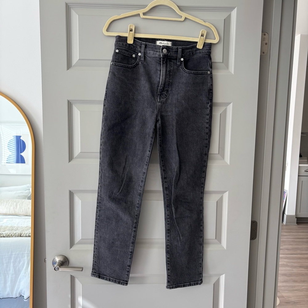 Madewell “The Perfect Vintage Jean” in Washed Black